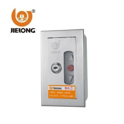 China Jielong Home Single Layer Stainless Steel Surface Fireproof Security Lock Box for sale