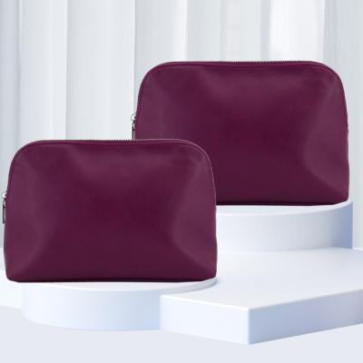 China Fashion Luxury Vegan Makeup Bag Pouch Leather Cosmetic Case Set for sale