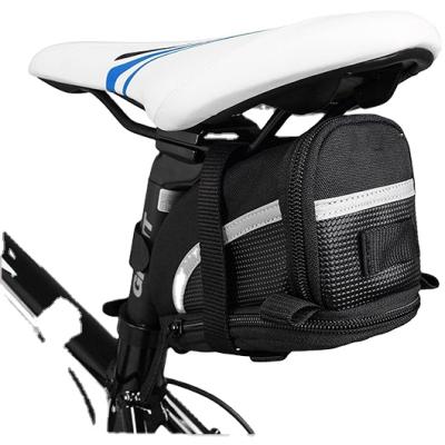 China Durable Bicycle Strap-on Bike Saddle Bag Seat Bag Gear Recycling Bag for sale