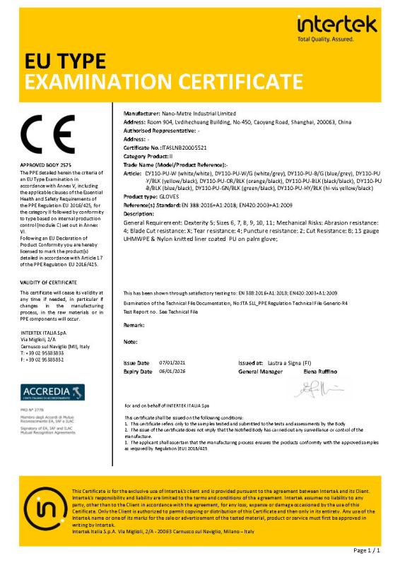 CE - Nano-Metre Industrial Limited