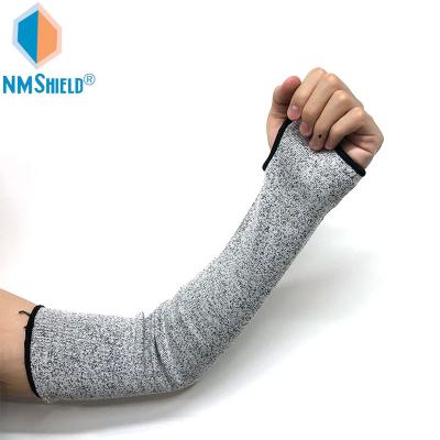 China Anti-Cut NMSHIELD Optional ANSI A3 ISO13997 LEVEL C Length Cutting Resistant Sleeve for sale