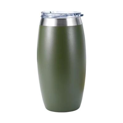 China Viable Football 25oz Wine Barrel Tumbler Cup Double Wall Vacuum Insulated Stainless Steel Bold Football Cup Tumbler for sale