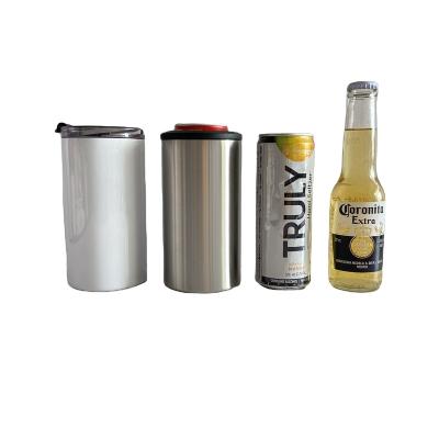 China Universal Stainless Steel Sustainable Double Wall Drink Cooler 4 In 1 Universal Insulate Box Cooler for sale