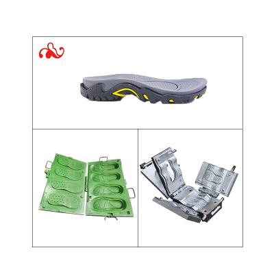 China Tpr Three Color Hot Stylish High Quality Compound Sandal Sole Search Mold Beach Shoes Soles Mold for sale