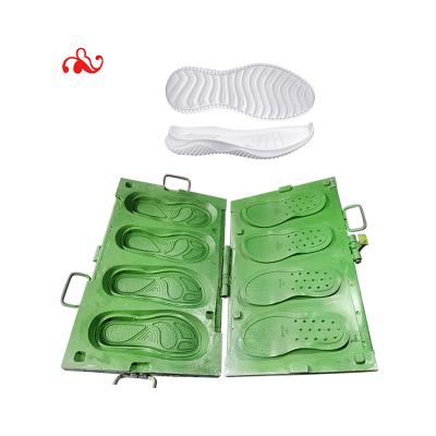 China Latest Models Fashionable Children's Aluminum Customized Non-slip Gym Secondary Molding Insoles For Sneakers Eva Shoes Mold for sale