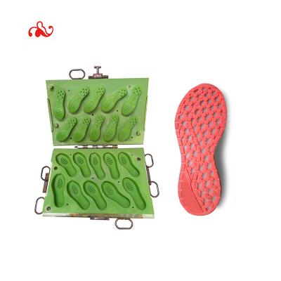 China Aluminium Eva Phylon Midsole Foaming Mould Sole Shoe For Chinese Machine Outsole Making for sale