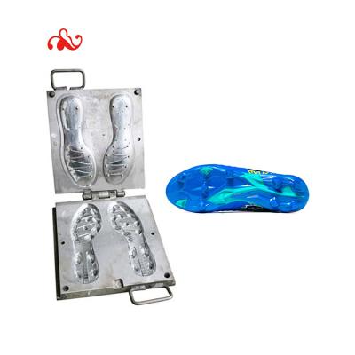 China Professional Aluminum Material TPU Injection Sleepe Mold Single Double-color Football Shoes Mold Maker for sale