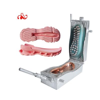 China Mold For Single Shoe Fashion Show PU Single Shoe Wide Varieties Mold For Girl Stretch Resistance Work Daily Safety Shoes Outsole Mold for sale