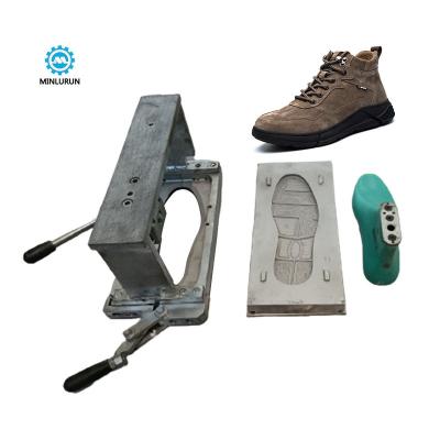 China Aluminum Safety Shoes Mold Competitive Price Custom Injection Die Pu Dip Footwear Casting Molds From CNC Mold Maker for sale