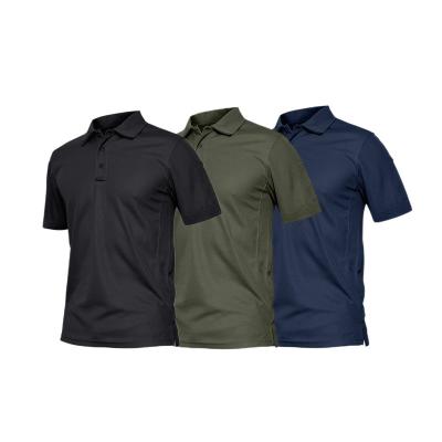 China Anti-pilling Professional Casual Wear Sports Breathable Uniform Men And Sweat-Wicking Thin Fit Outdoor Golf Polo Shirt for sale