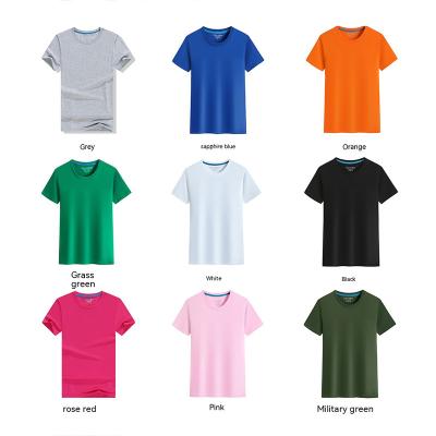 China Anti-pilling Hot Sale Custom Made Breathable Slim LOGO Blank Sport Pullover Crew Neck Shuttle Short Sleeve T-Shirt for sale