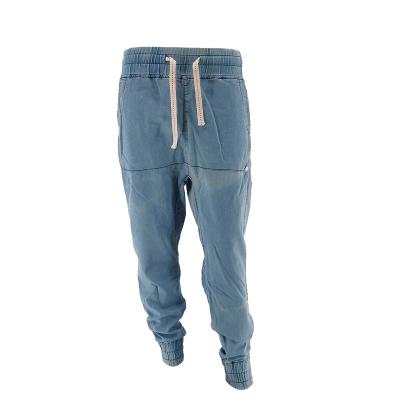 China Factory wholesale new men's casual pants small feet overall size simple restrained elastic pants summer anti-pilling for sale