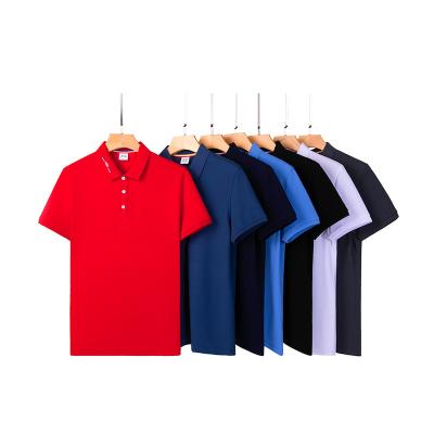 China High Quality Anti-Wrinkle Source Factory Half Sleeve Leisure Business Sports Golf Cotton Logo Lapel Polo Shirt Custom Made for sale