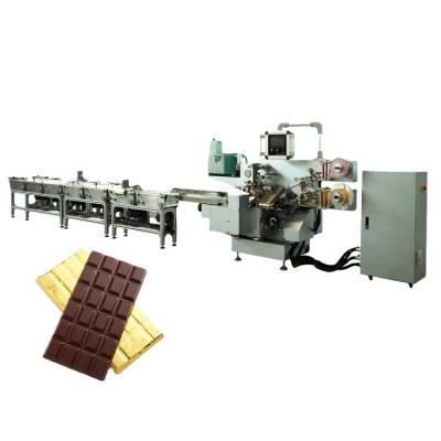 China Automatic High Speed ​​Food Chocolate Bar Packaging Machine Line for sale