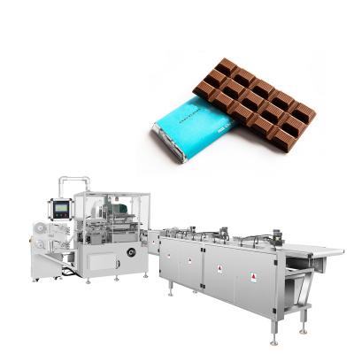 China Full Automatic Food Double Chocolate Bar Soap Paper Wrapper Wrapping Machine for sale