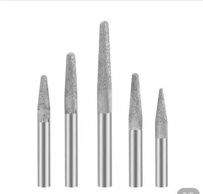 China Conical type diamond sintered tools for carving super hard granite for sale