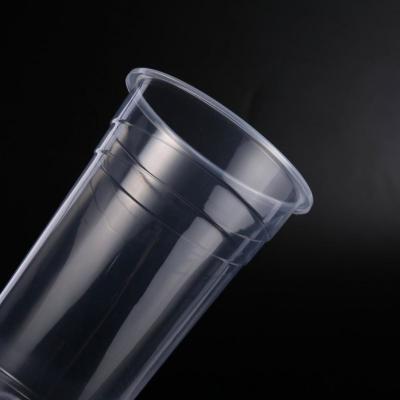 China Unique Design Hot Selling Food Disposable Plastic Cups For Hot Coffee Milktea for sale