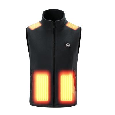 China 2023 Anti-Wrinkle Men Women USB Heating Fleece Vest Smart Trending Vest Battery Heated Vest Waistcoat For Winter for sale