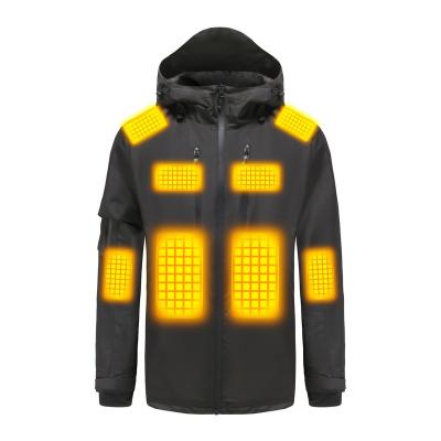 중국 Meinuanshu QUICK DRY In Stock Waterproof High Visibility Mens Waterproof Heating Shirt Winter OEM Rain USB Battery Heated Jacket For Women 판매용