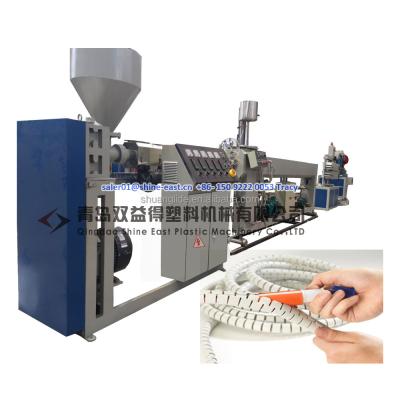 China HOSE Spiral Wrap Sleeve Cable Zipper Production Line Making Machine for sale