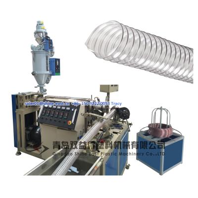 China Plastic Line Extruder PIPE PU TPU Steel Wire Suction Pipe Extrusion Line Machine for sale