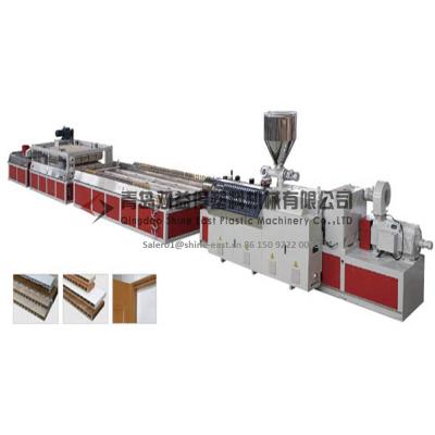 China Wooden PIPE Machine Production Plastic Processing Line for sale