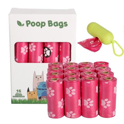 China Stored Compostable Compostable Dog Poop Bags Biodegradable Baggies Dispenser Carriers Carrier Waste Poop Bag For Dog Custom Scented Disposable for sale