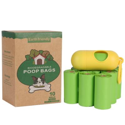 China Stored Pets Poop Bags , Biodegradable Compostable Dog Poop Bag Eco Friendly Cornstarch Waste Bags For Pet for sale