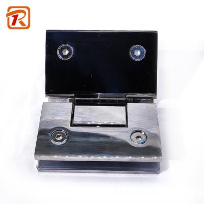 China Easy Installation Glass Shower Door Flange 135 Degree Stainless Steel Shower Hinge for sale