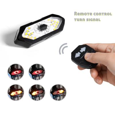 China Ultra Light Rechargeable Bike Cycle Led Lights Set Remote Control For Rear Bicycle Tail Brake Light Accessories for sale