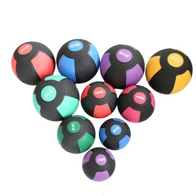 China Factory Wholesale Custom Medicine Balls Logo Fitness Rubber Weighted High Quality Pectoral Gym for sale