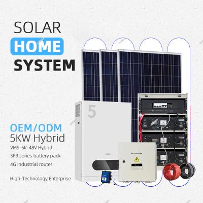 China External Battery SUOER New complete 5kw 10kw solar energy system home with CE for sale