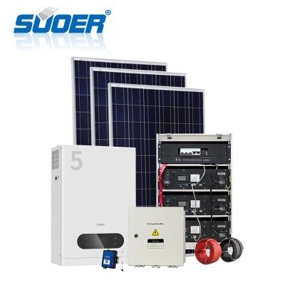 China Home High quality 10kw off grid solar battery house system home energy storage system for sale