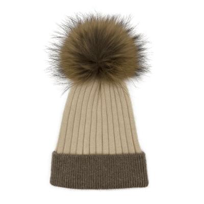 China Beanie Winter Hat Cashmere Pom angora wholesale COMMON Pom Beanies Knit Winter Pompom Beanie Colorful Warm Pom Hat unisex for sale