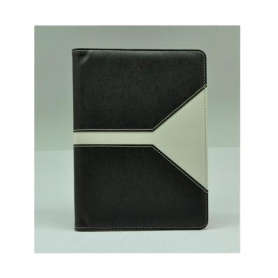 China Card Pockets Black PU Leather Book Case, Menu Cover, Book Holder for sale