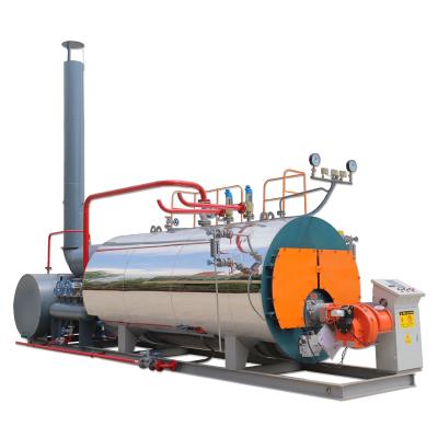 China 2000KG 2TONS Natural Gas LPG Steam Boiler Supplier Horizontal Uninstalled Diesel Oil Fired Price for sale