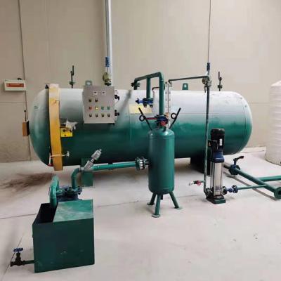 China Anti-Corrosion Timber Lumber Treatment Plant Machine Cylinder High Pressure Tank For Drying Preservative Penetration for sale