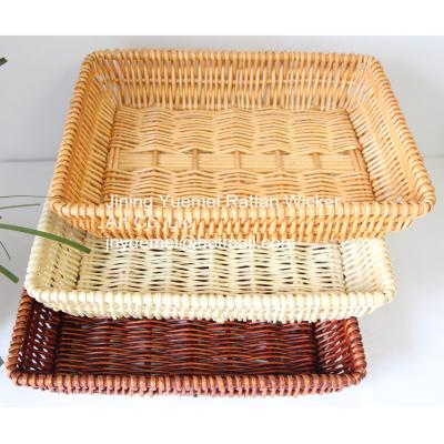 China wicker storage basket wicker fruit basket wicker bread basket willow fruit basket willow b for sale