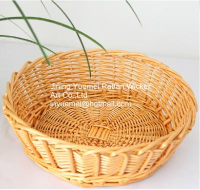 China wicker storage basket wicker fruit basket wicker bread basket willow fruit basket willow bread basket Christmas basket for sale