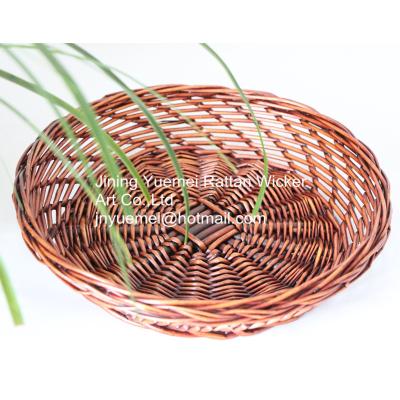 China wicker storage basket wicker fruit basket wicker bread basket willow fruit basket willow bread basket Christmas basket for sale