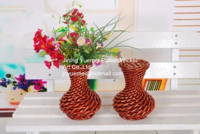 China wicker vase Cheristmas wicker vase for sale