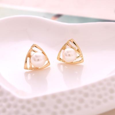 China 2018 Fashion Pearl Earrings Ear Drops Silver Exported Korea Fashion for sale