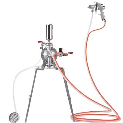 China A10 Double Air Diaphragm Pump and Spray Gun Air Painting Machine Coat Kit Air Painting System A-10 Paint Industrial Pump for sale