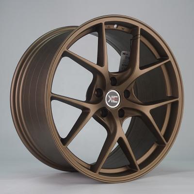 China CB73.1 5X108 aluminum alloy fashion hot sale car wheels bronze alloy wheels 19 inch passenger car wheels for sale