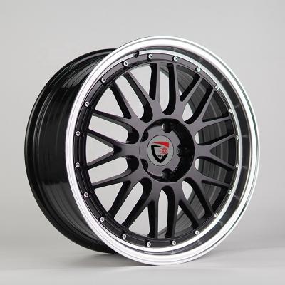 China Lightweight black wheel PCD5X114.3 5X120 5X112 15 environmental protection aluminum alloy 16 17 18 19 inch passenger car wheel for sale