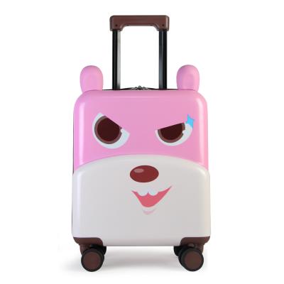 China Cute Animal Pattern Lightweight ABS PC Kids Traveling Luggage With Printing Luggage for sale