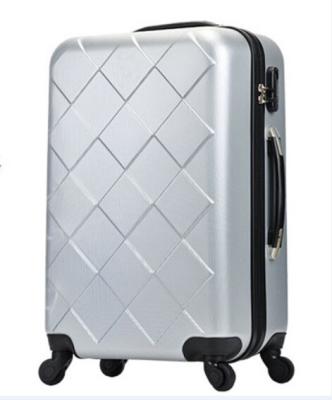 China PC Rhombus ABS PC Moving Bags Luggage Trolley Travel Luggage Bags for sale