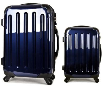 China Cheap Black ABS PC Travel Storage Factory Carry On Travel Trolley Suitcase for sale