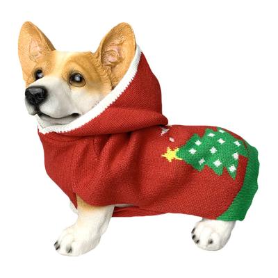 China 12 GG Christmas Candy Dog Cat Dog Pet Cloth Clothes Hooded Sweater Jacket Coat Jacket Sweater Dress Wear for sale