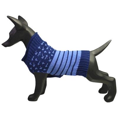 China Viable Turtle Neck Curved Collar Dog Cat Dog Arrow Cloth Pet Clothing Sweater Jacket Coat Jacket Jumper Dress Wear for sale